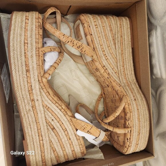 Dolce Vita "Elvia" Cork Ankle Strap Platform Wedge Espadrilles. NIB. Size 11 - Picture 11 of 11